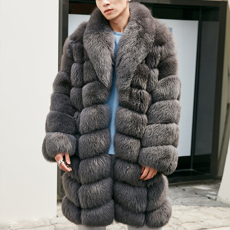 Fashionable And Personalized Fur Coat For Men